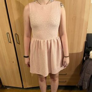 Blush pink party dress